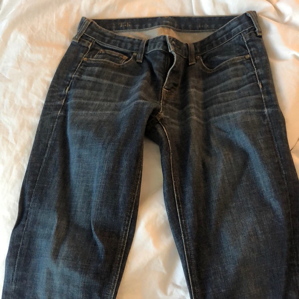 Jcrew straight matchstick jeans